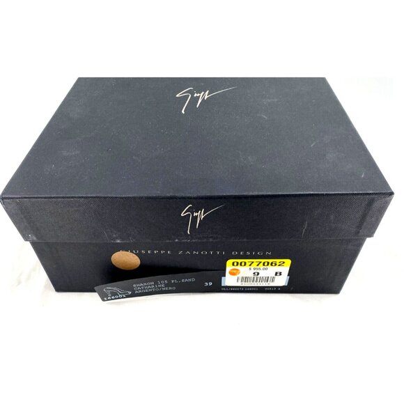 $995 GIUSEPPE ZANOTTI SHARON Black Crystals Glitter Platform Shoes Pumps Sz 39 - Picture 5 of 16